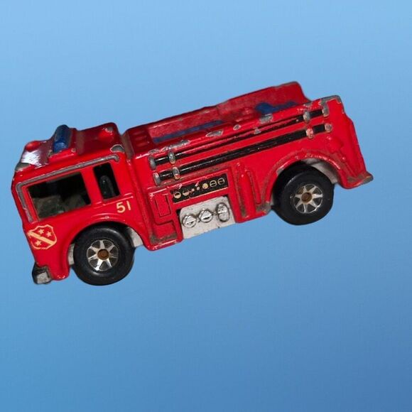 Vintage 1976 Fire Eater Fire Truck Hot Wheels Mattel Die Cast Truck 1:64 - Picture 4 of 7